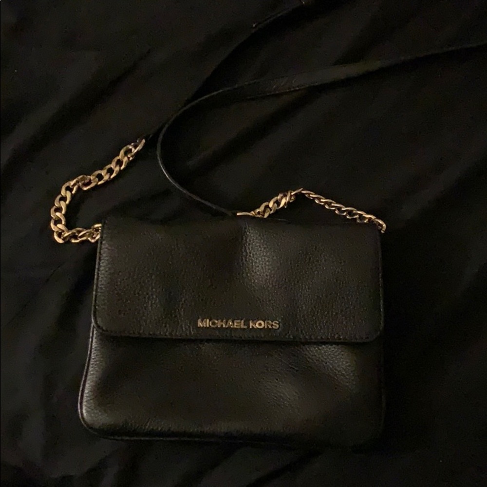 Black Michael Kors cross body bag